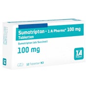 Sumatriptan-1a Pharma 100 mg Tabletten 12 St