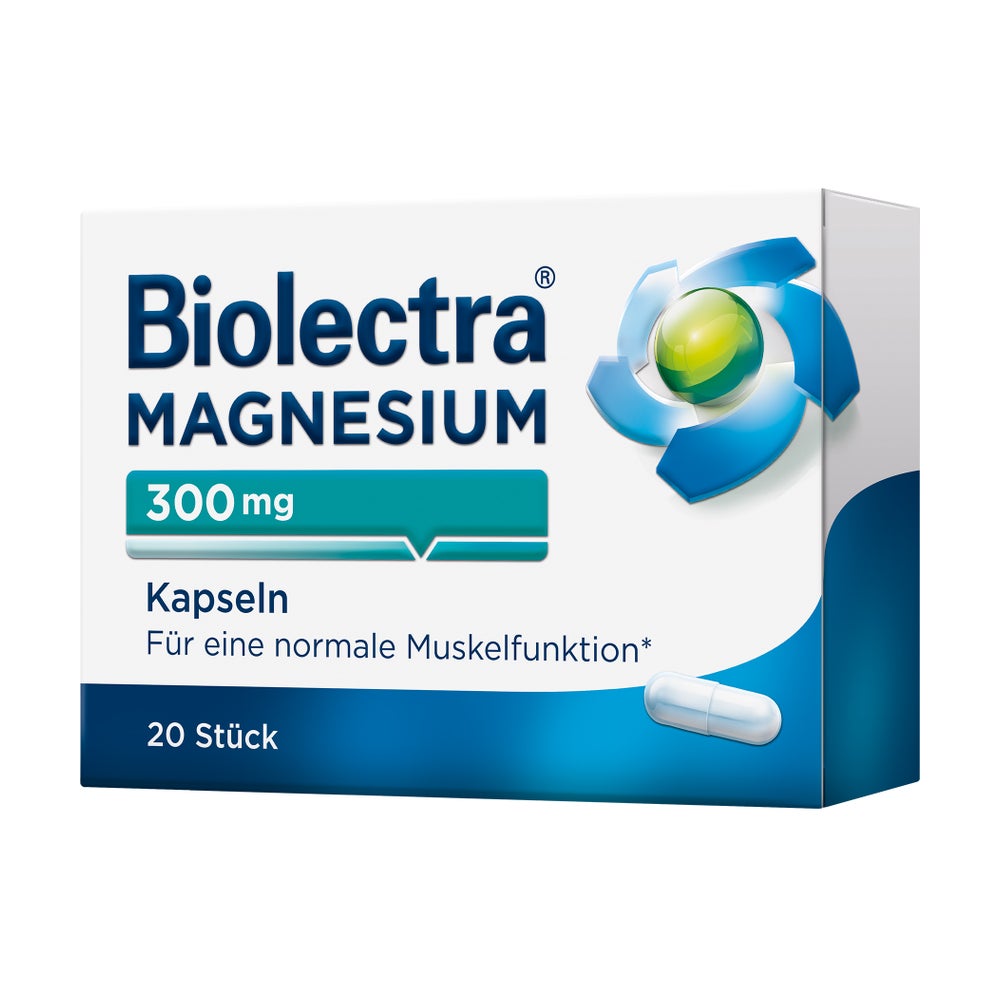Biolectra Magnesium 300 mg Kapseln 20 St