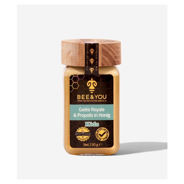 Gelee Royale & Propolis in Honig für Kin 190 g