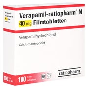 VERAPAMIL-ratiopharm N 40 mg Filmtabletten 100 St