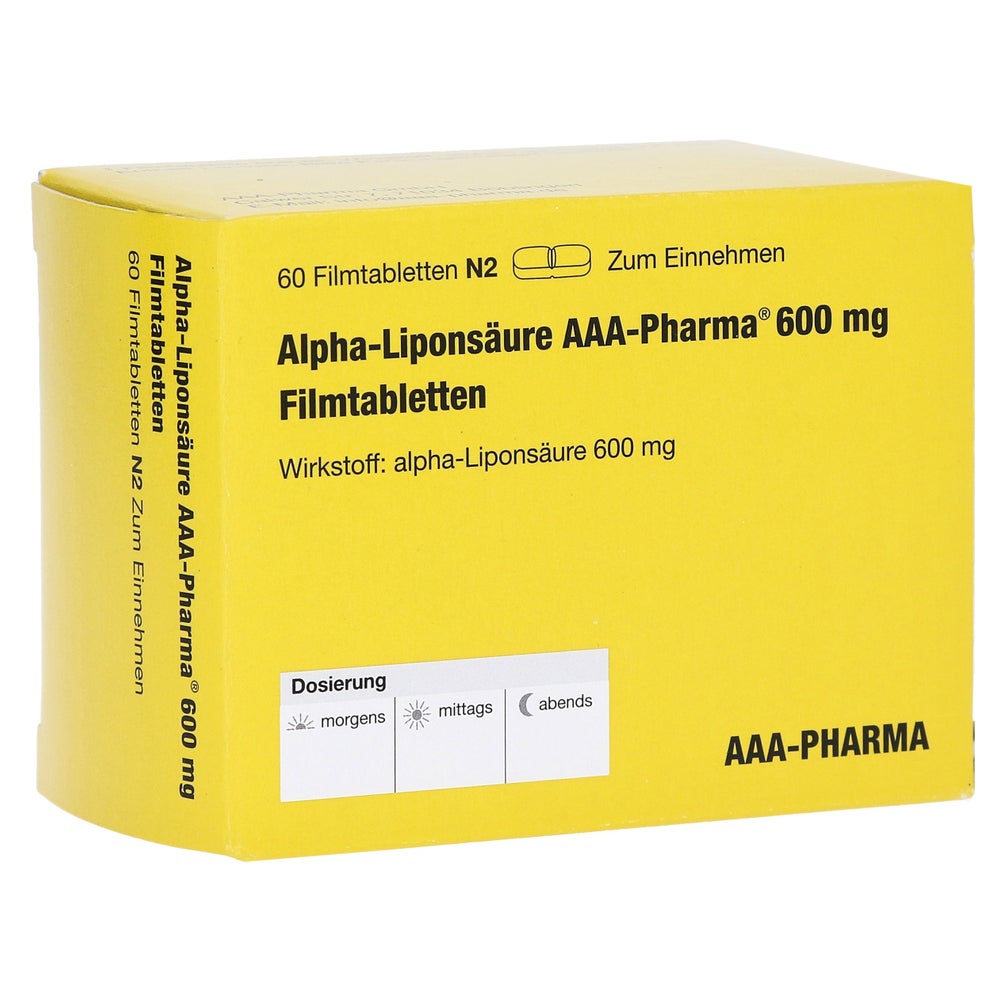 Alpha Liponsäure AAA- Pharma 600 mg Film 60 St