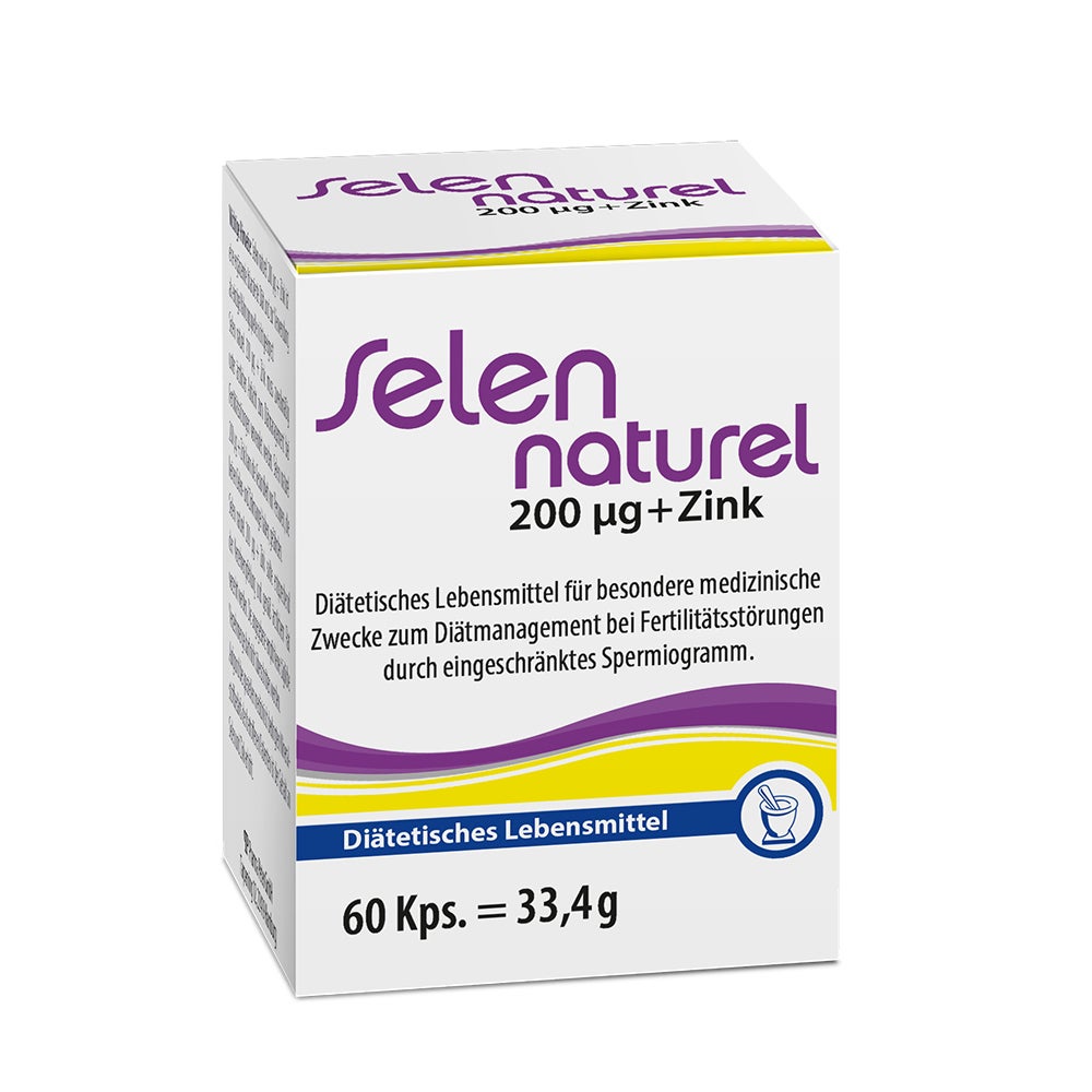 Selennaturel 200 µg + Zink Kapseln 60 St