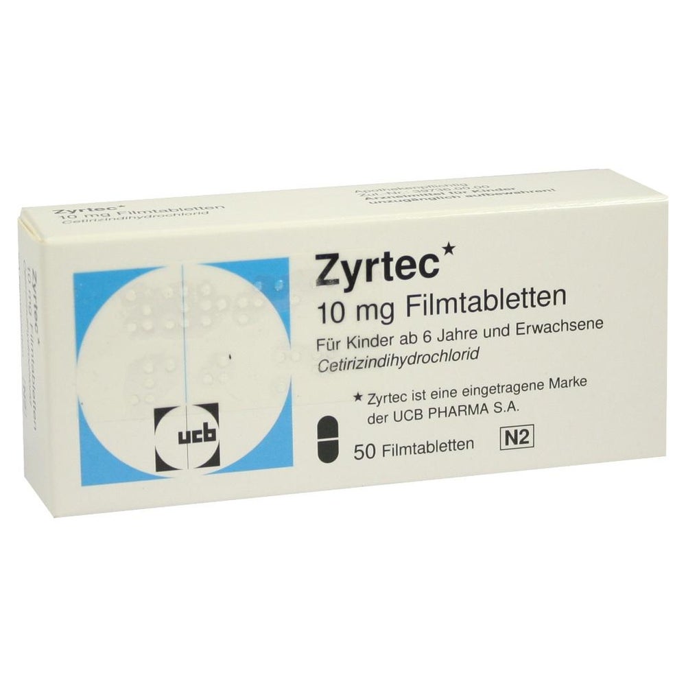 Zyrtec 10 mg Filmtabletten - Reimport 50 St