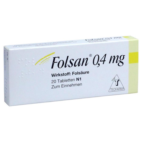 Folsan 0,4 mg Tabletten 20 St