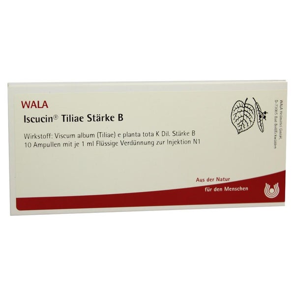 Iscucin Tiliae Stärke B Ampullen 10X1 ml