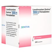 LEVETIRACETAM Zentiva 1000 mg Filmtabletten 200 St