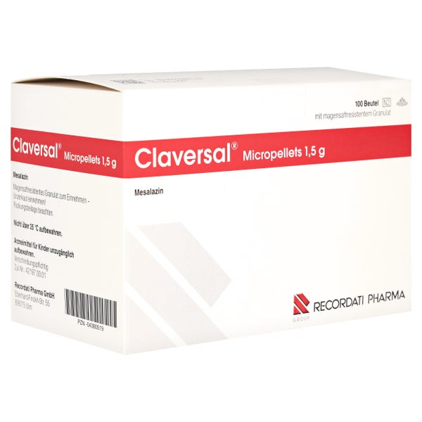 CLAVERSAL Micropellets 1,5 g magensaftres.Granulat 100 St