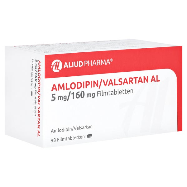 AMLODIPIN/Valsartan AL 5 mg/160 mg Filmtabletten 98 St