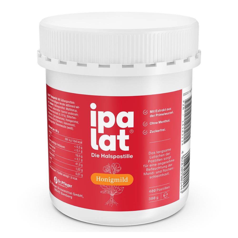 ipalat® Die Halspastille Zuckerfrei 400 St