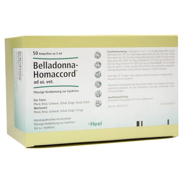 Belladonna Homaccord ad us.vet.Ampullen 50 St