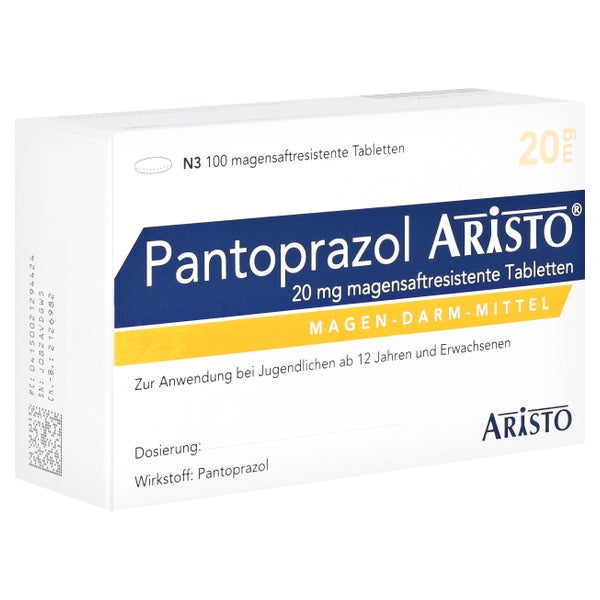 PANTOPRAZOL Aristo 20 mg 100 St