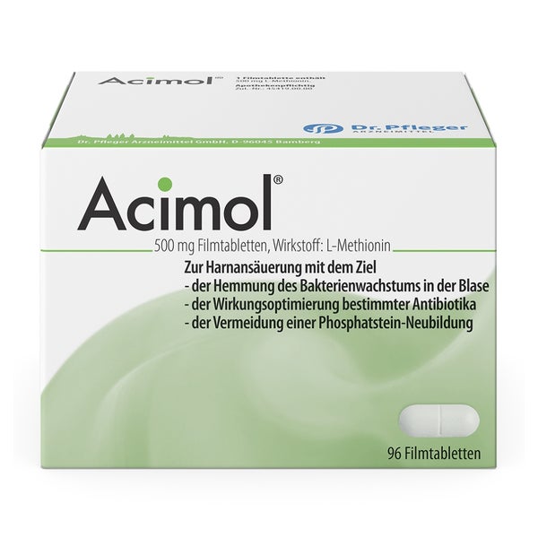Acimol 500 mg Filmtabletten - ohne pH-Teststreifen 96 St