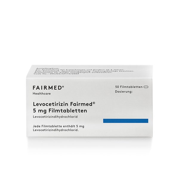 Levocetirizin Fairmed 5 mg 50 St