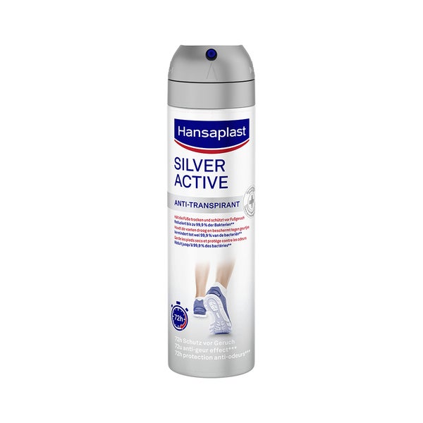 Hansaplast Silver Active Fußdeo 150 ml