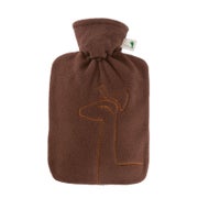 Produktabbildung: Wärmflasche Klassik 1,8 l Doublefleece braun 1 St