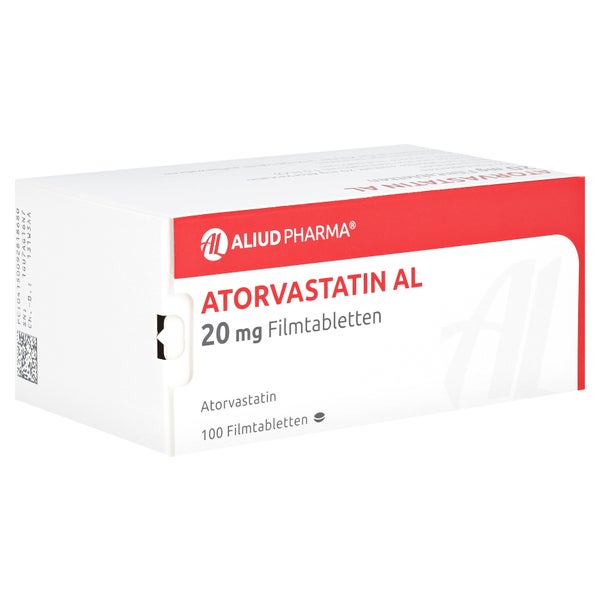 Atorvastatin AL 20 mg Filmtabletten 100 St