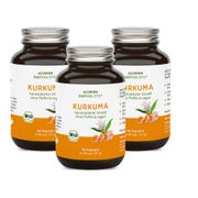 Produktabbildung: Stärkste Bio Kurkuma Kapseln, 15.000mg Curcuma, Phytholstic 180 St