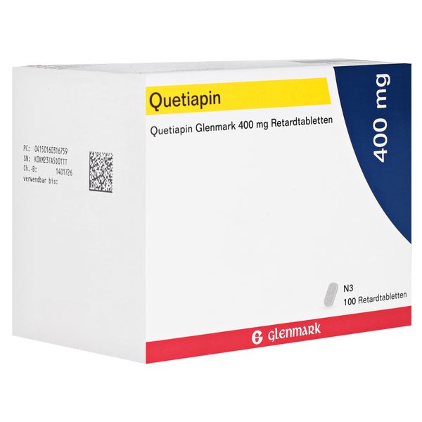 QUETIAPIN Glenmark 400 mg Retardtabletten 100 St