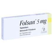 Folsan 5 mg Tabletten 20 St