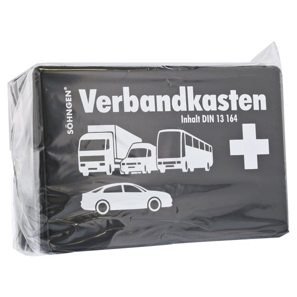 Söhngen KFZ-Verbandkasten, schwarz, Füllung Standard nach DIN 13164 1 St