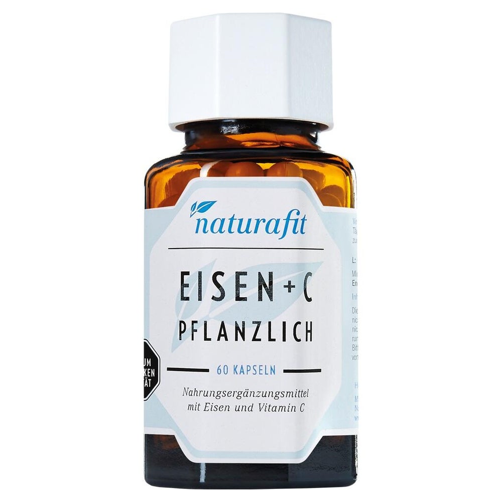 Naturafit Eisen plus C pflanzlich Kapsel 60 St