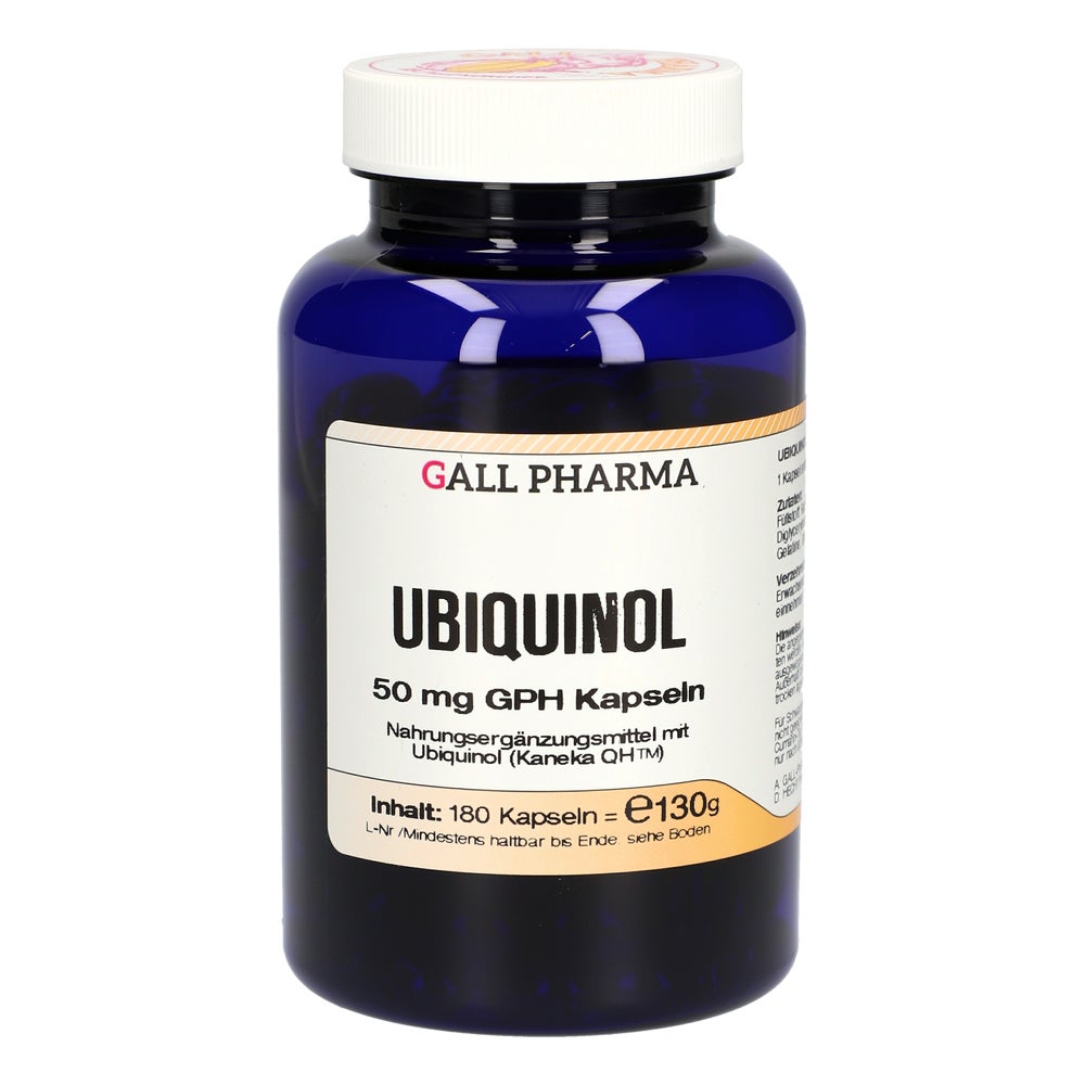 Ubiquinol 50 mg GPH Kapseln 180 St
