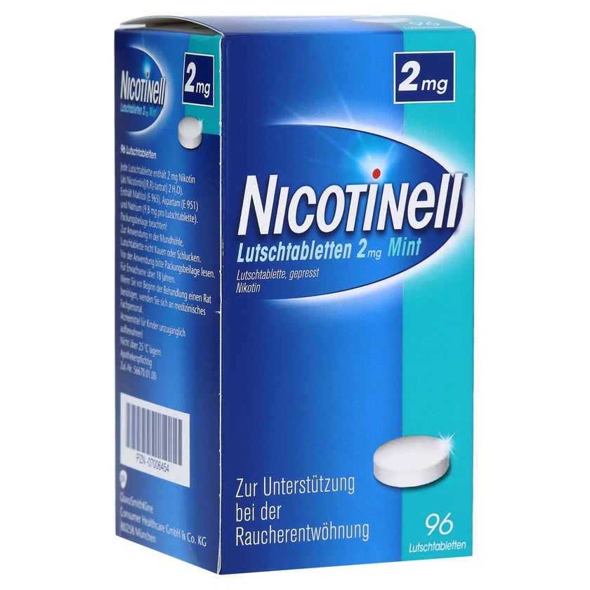 Nicotinell Lutschtabletten 2 mg Mint 96 St