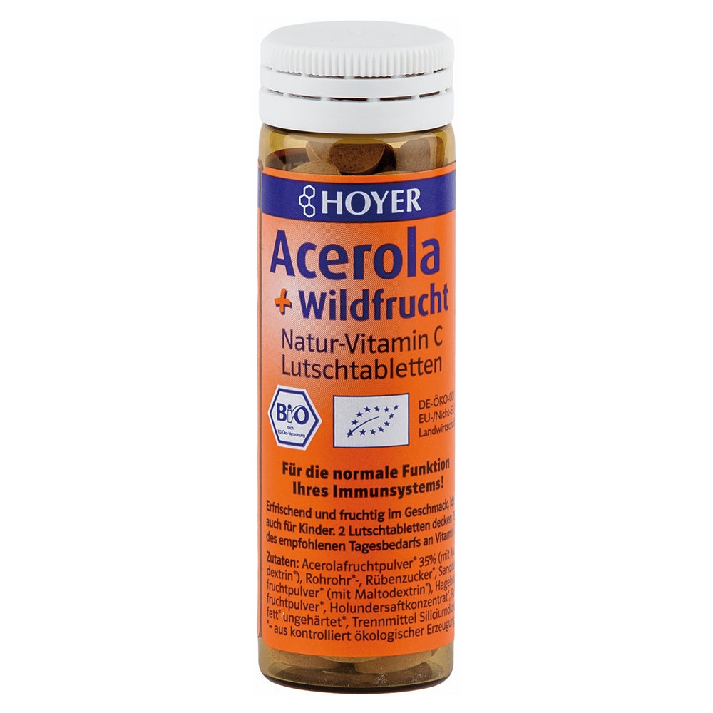 Acerola und Wildfrucht Vitamin C Lutschtabletten