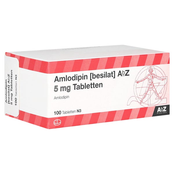 Amlodipin Besilat AbZ 5 mg Tabletten 100 St
