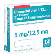 BISOPROLOL plus 5/12,5-1A Pharma Filmtabletten 100 St
