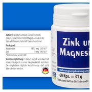 Zink und Magnesium Kapseln 60 St