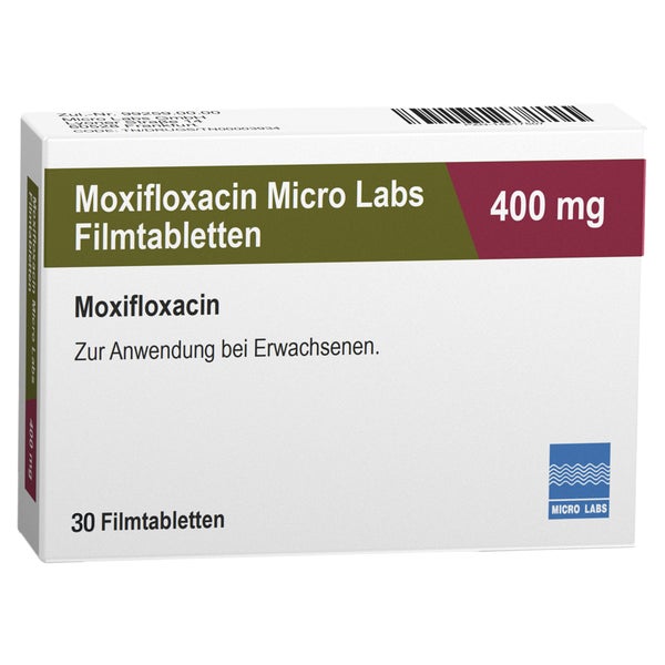 MOXIFLOXACIN Micro Labs 400 mg Filmtabletten 30 St