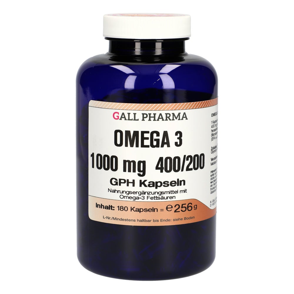 Omega-3 1000 mg 400/200 GPH Kapseln 180 St