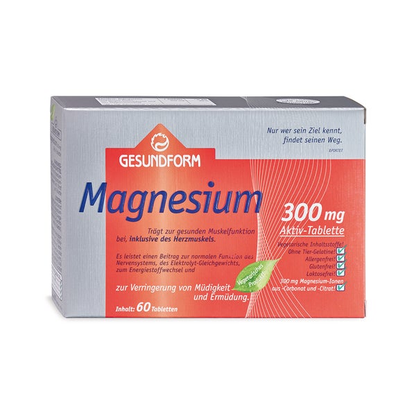 Gesundform Magnesium 300 Tabletten 60 St