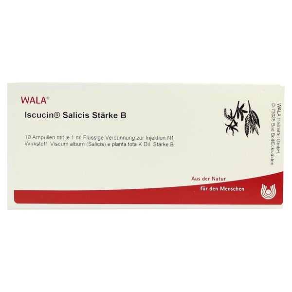 Iscucin Salicis Stärke B Ampullen 10X1 ml
