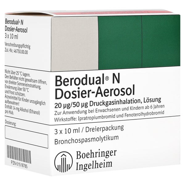 Berodual N Dosieraerosol 3X10 ml
