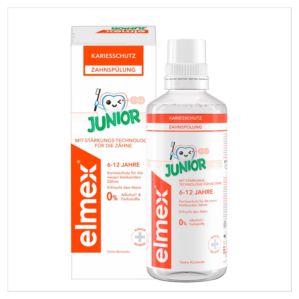 elmex Mundspülung Kariesschutz Junior 6-12 Jahre 400 ml