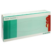 B. Braun Vasco Sensitive Untersuchungshandschuhe puderfrei Naturlatex 100 Stück - Gr. 8-9 groß 100 St