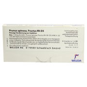 Produktabbildung: Prunus Spinosa Fructus Rh D 3 Ampullen 8X1 ml