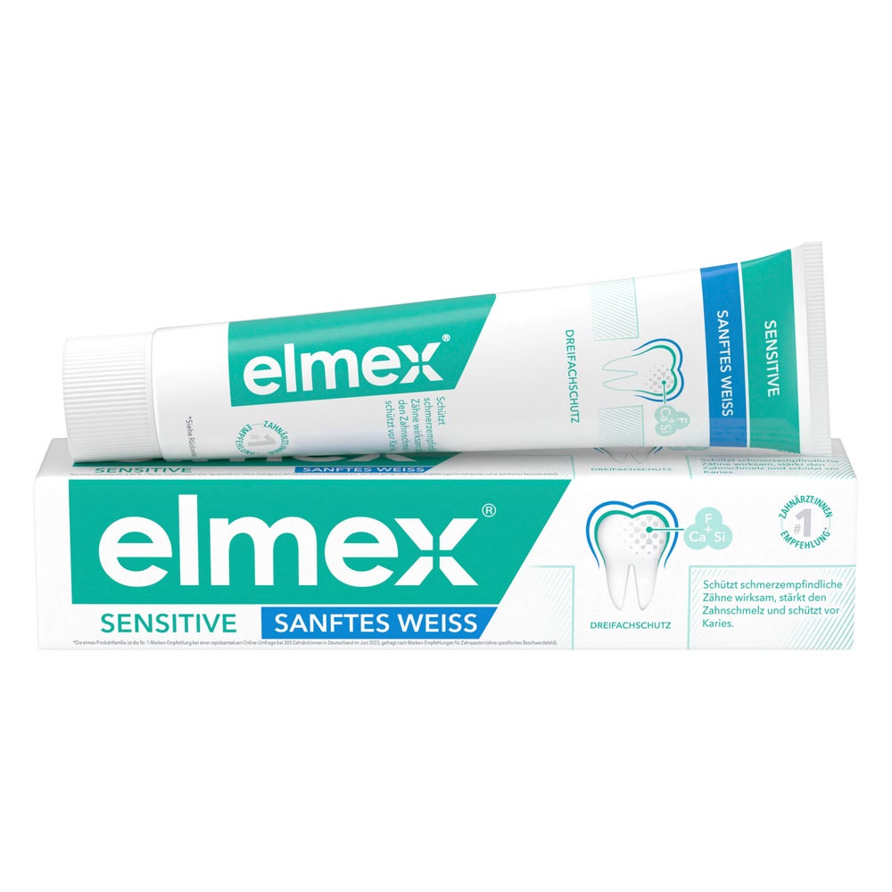 elmex Sensitive Sanftes Weiss Zahnpasta 75 ml
