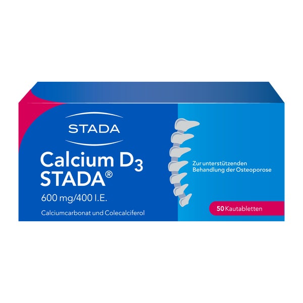 Calcium D3 STADA 600mg/400 I.E. 50 St