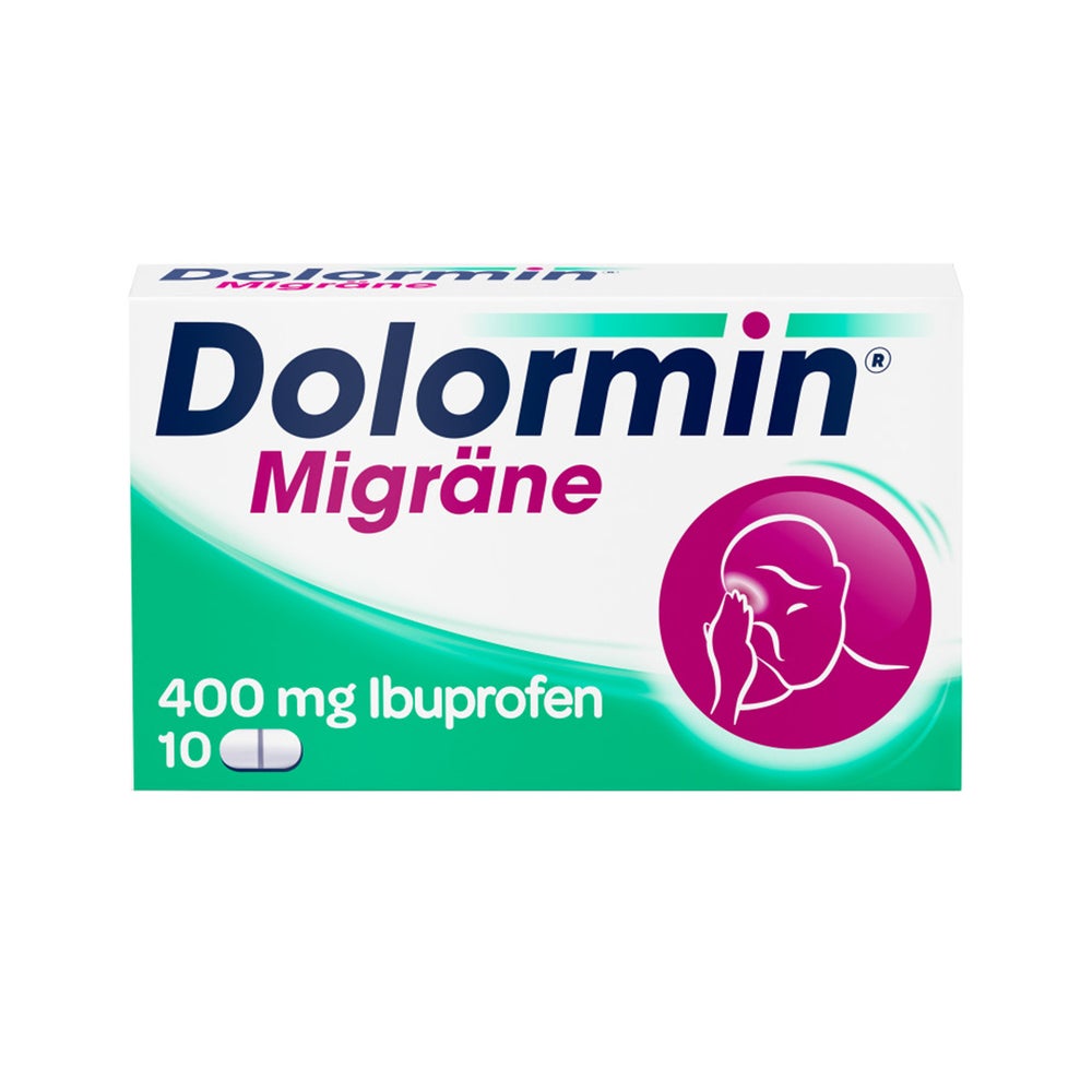 Dolormin Migräne 400 mg Ibuprofen 10 St