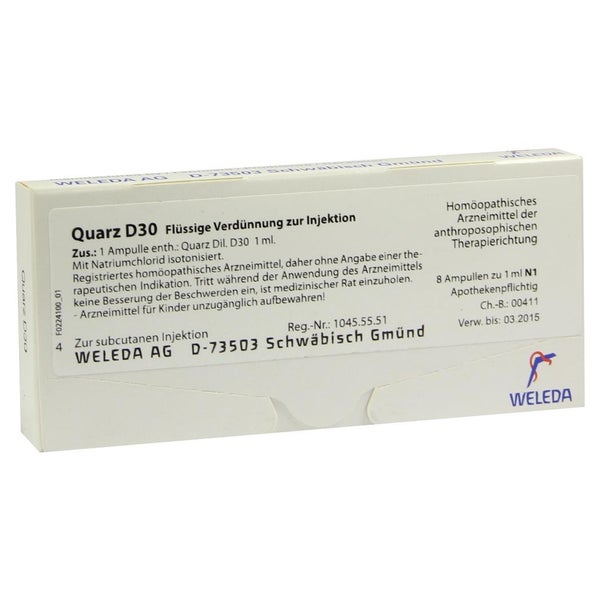 Quarz D 30 Ampullen 8X1 ml