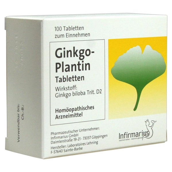 Ginkgo Plantin Tabletten 100 St