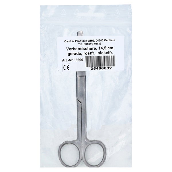 Verbandschere Gerade 14,5 cm rostfrei 1 St