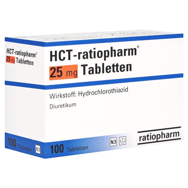 Hct-ratiopharm 25 mg Tabletten 100 St