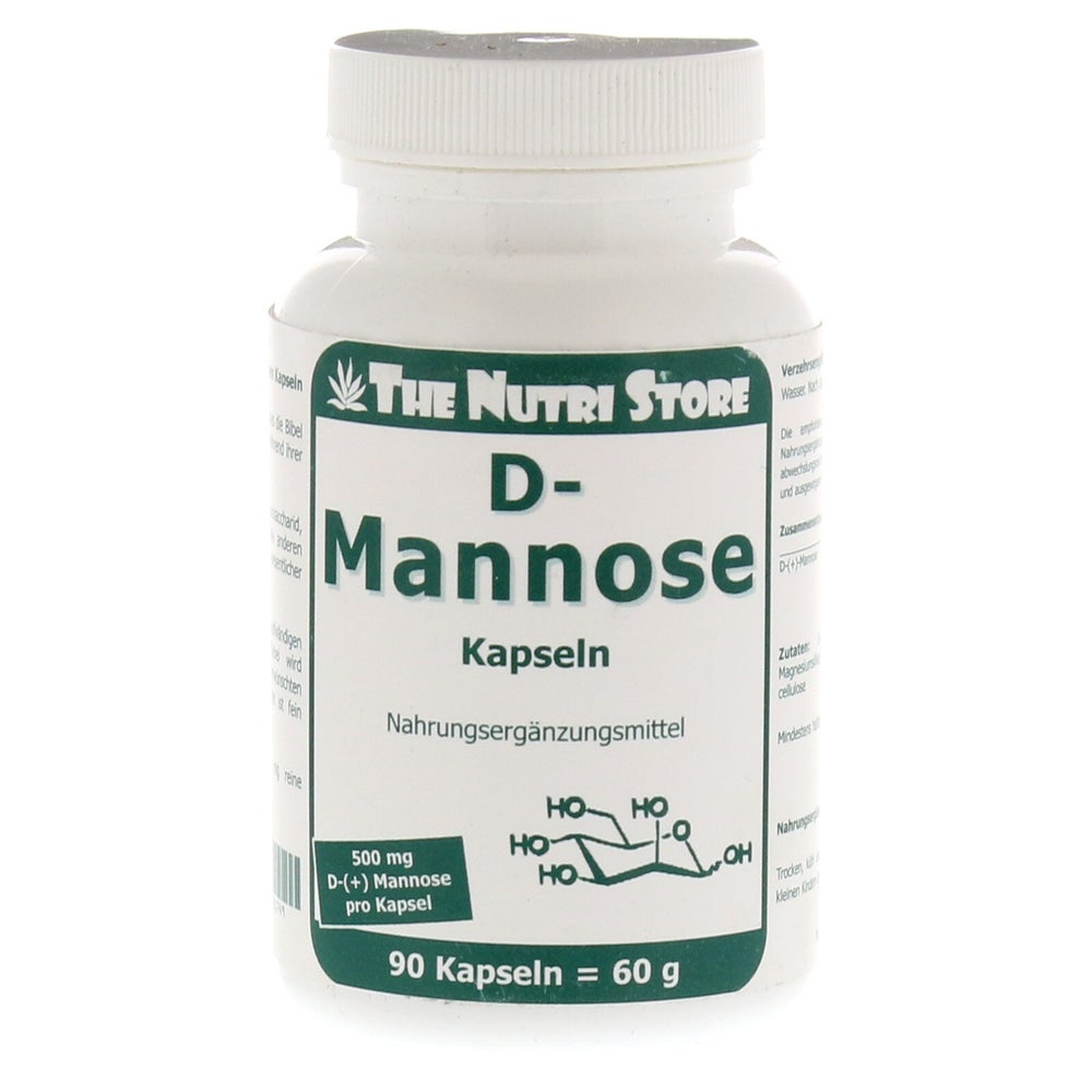 D-mannose 500 mg vegetarische Kapseln 90 St