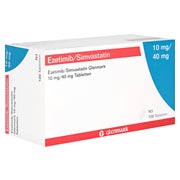 EZETIMIB/Simvastatin Glenmark 10 mg/40 mg Tabl. 100 St