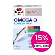 Produktabbildung: Doppelherz system Omega-3 Konzentrat 120 St