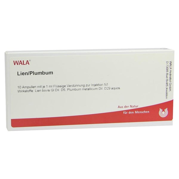 Lien/plumbum Ampullen 10X1 ml
